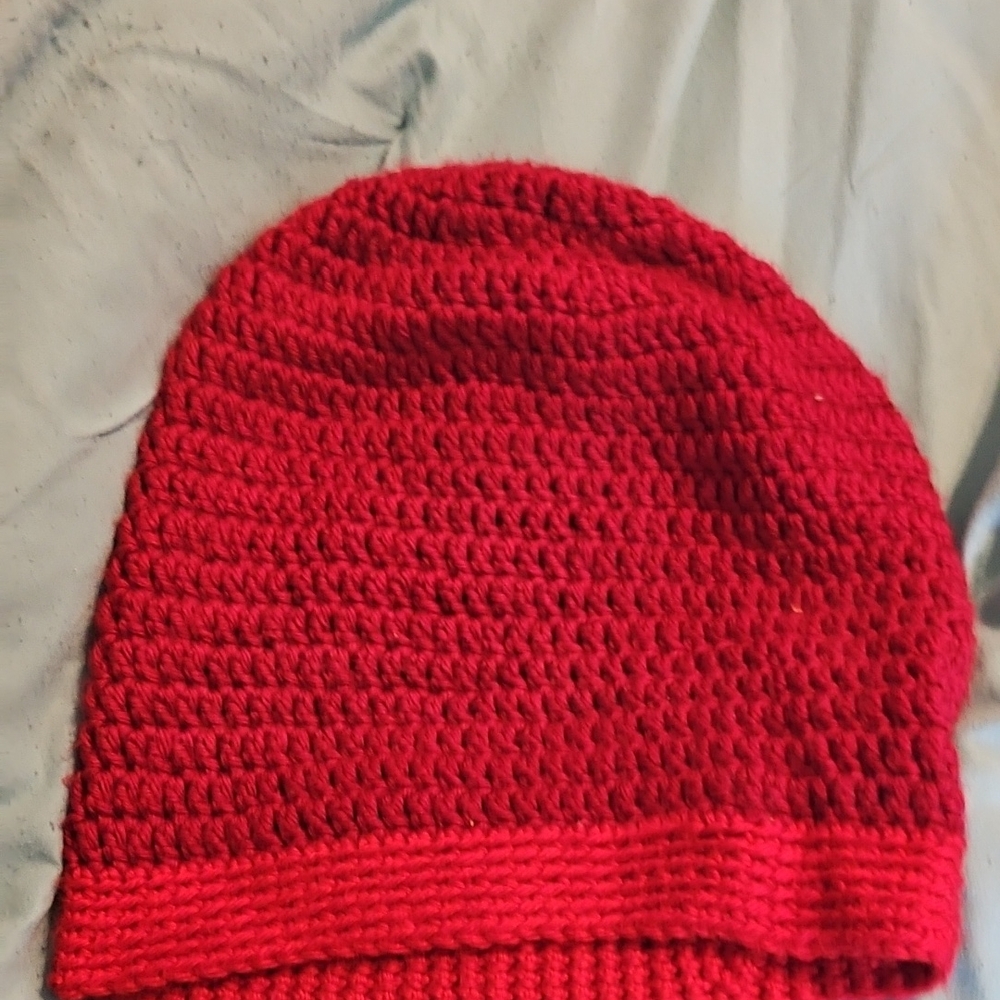 Red Knit Beanie